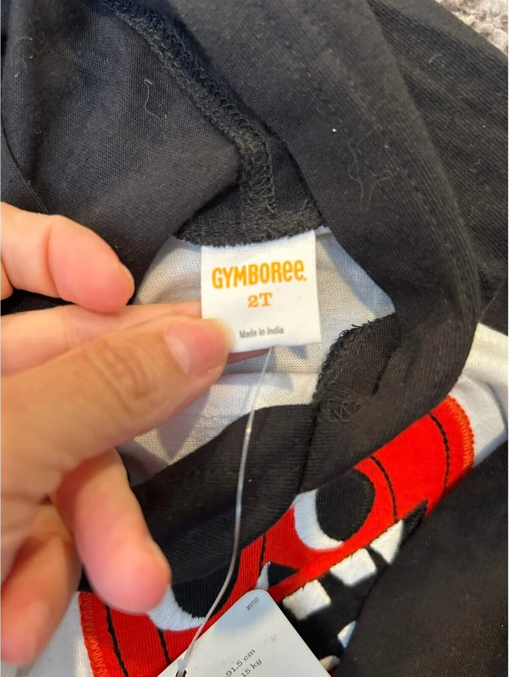 Gymboree Toddler 2T 'Powered By Sugar' Halloween Hoodie